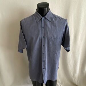 Cabana by CDF Hawaiian Shirt Men’s Medium Silk/Cotton Blend Short Sleeve #